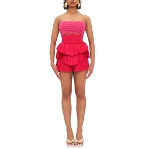 Andrea Iyamah Pleated Hibi Shorts NWT